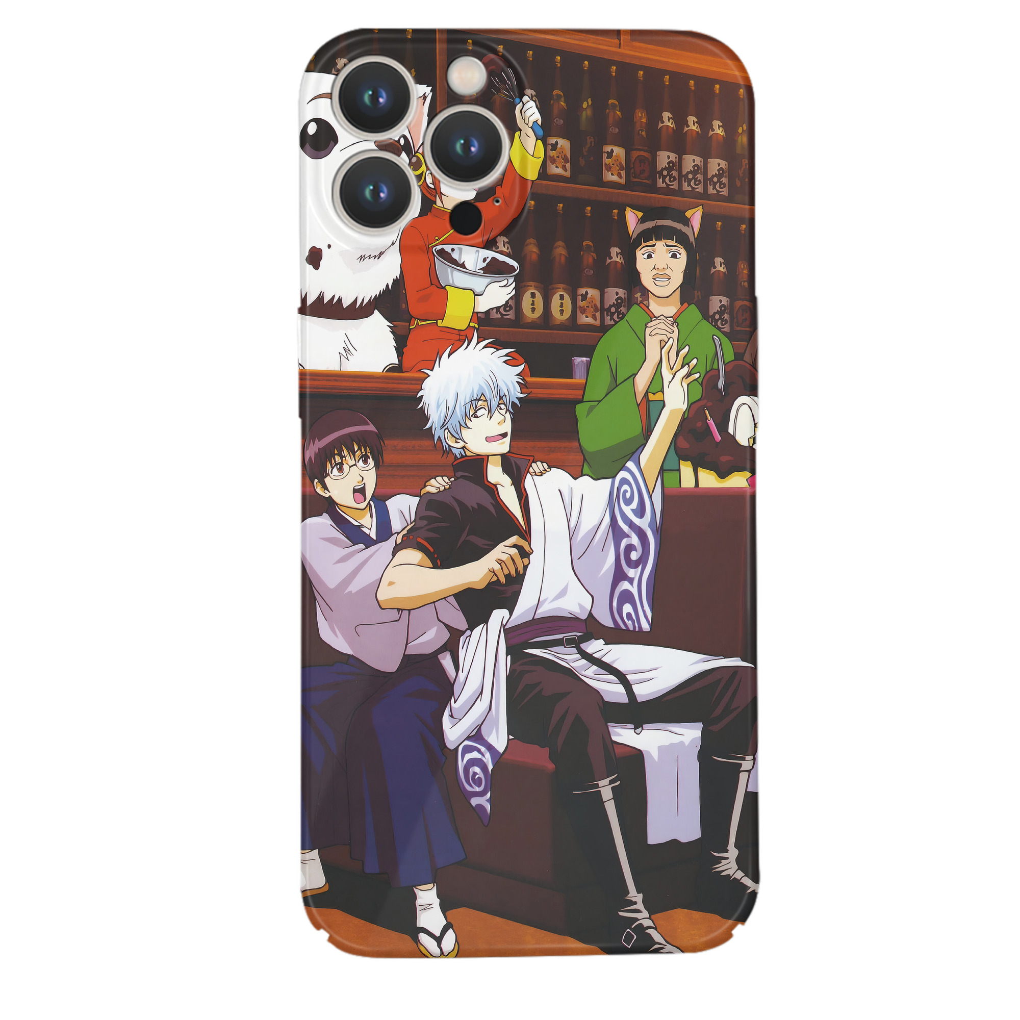 （画像用） ぎんたま 坂田銀時（さかたぎんとき） 神楽 志村新八（しむら しんぱち） GINTAMA Sakata Gintoki Kagura Shimura Shinpachi 【iPhone 14シリーズ対応】ハードケース